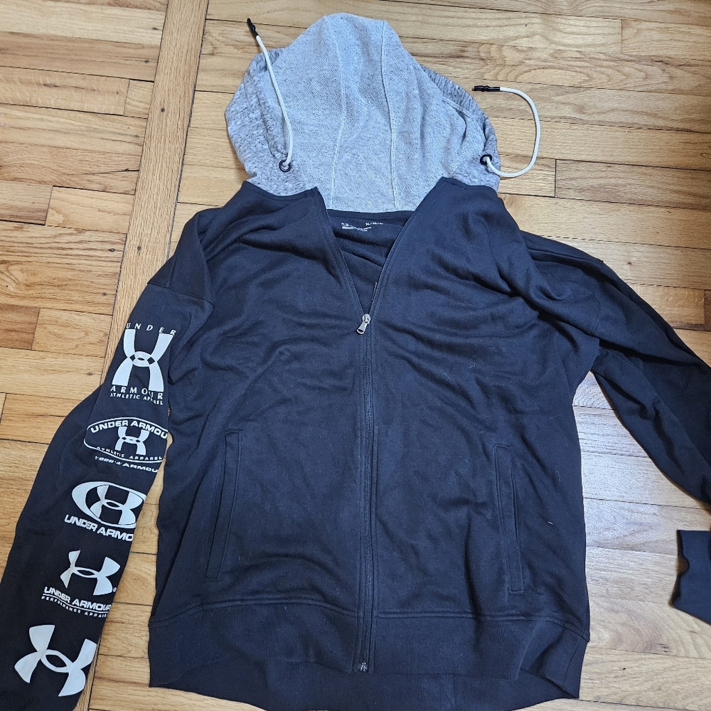 Under Armour Black Zip-Up Hoodie